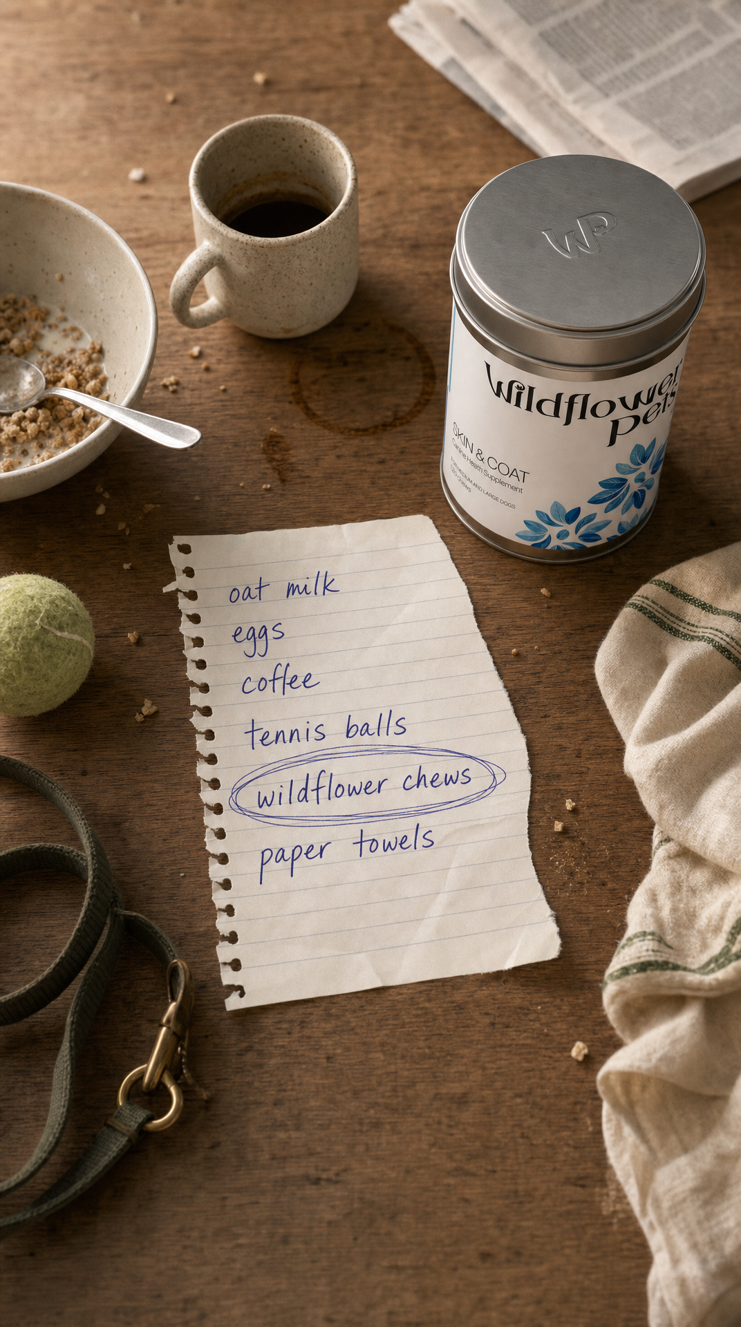 13. The grocery list